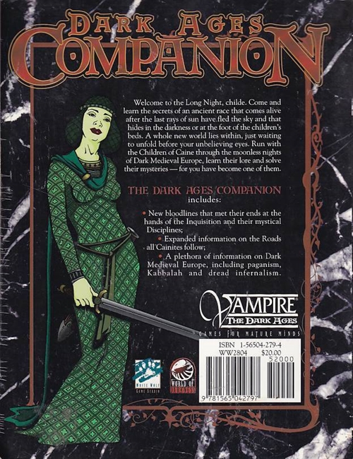 Vampire The Dark Ages - Companion (Genbrug)